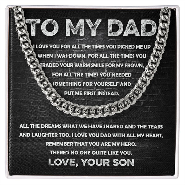 To My Dad, From Son | Cuban Link