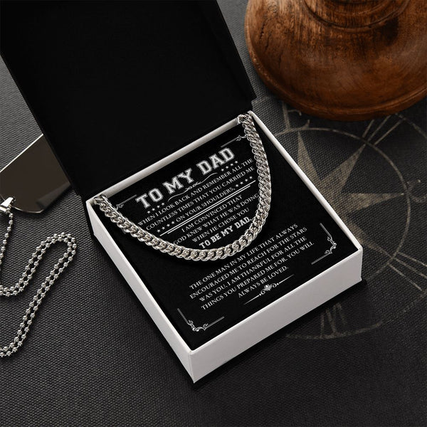 To My Dad, When I Look Back | Cuban Link Chain