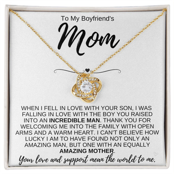 To My Boyfriend's Mom | Love Knot Necklace