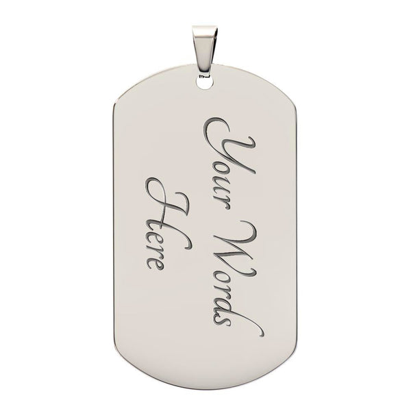 To My Son, Always Remember | Dog Tag