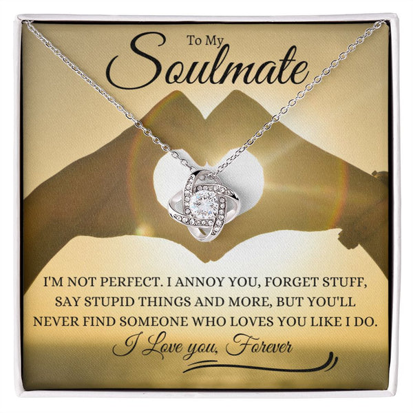 To My Soulmate | Love Knot Necklace (Selling Fast!)