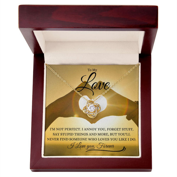 Gift Set - To My Love | Love Knot Necklace