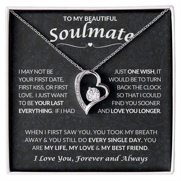 Gift Set - To My Beautiful Soulmate | Forever Love Necklace