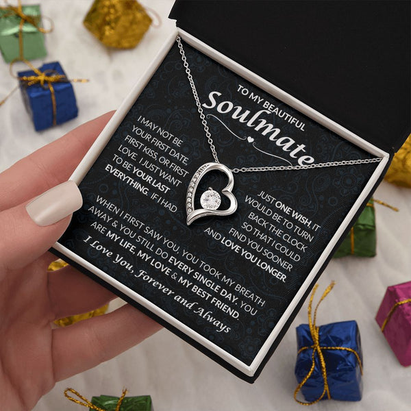 Gift Set - To My Beautiful Soulmate | Forever Love Necklace